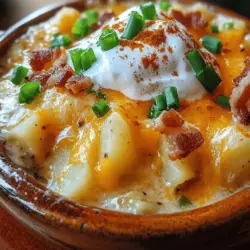 When the temperatures drop and the chill of winter settles in, there's nothing quite as comforting as a warm bowl of soup. Among the myriad of soup varieties, baked potato soup stands out as a quintessential comfort food that brings both warmth and nourishment. Imagine a creamy, indulgent concoction filled with the essence of baked potatoes, aromatic seasonings, and topped with all your favorite fixings. Heavenly loaded baked potato soup is not just a meal; it's an experience that wraps you in a cozy embrace with every spoonful.