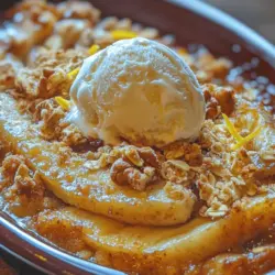 Banana desserts have a unique charm that appeals to many, combining the natural sweetness of ripe bananas with various textures and flavors. From banana breads to puddings, the versatility of bananas makes them a favorite ingredient in the world of desserts. One delightful way to showcase this beloved fruit is through a classic Banana Crumble Delight. This comforting recipe captures the essence of home-baked goodness, making it perfect for family gatherings, casual evenings, or even a cozy night in.