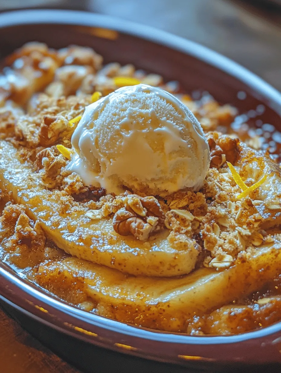 Banana desserts have a unique charm that appeals to many, combining the natural sweetness of ripe bananas with various textures and flavors. From banana breads to puddings, the versatility of bananas makes them a favorite ingredient in the world of desserts. One delightful way to showcase this beloved fruit is through a classic Banana Crumble Delight. This comforting recipe captures the essence of home-baked goodness, making it perfect for family gatherings, casual evenings, or even a cozy night in.