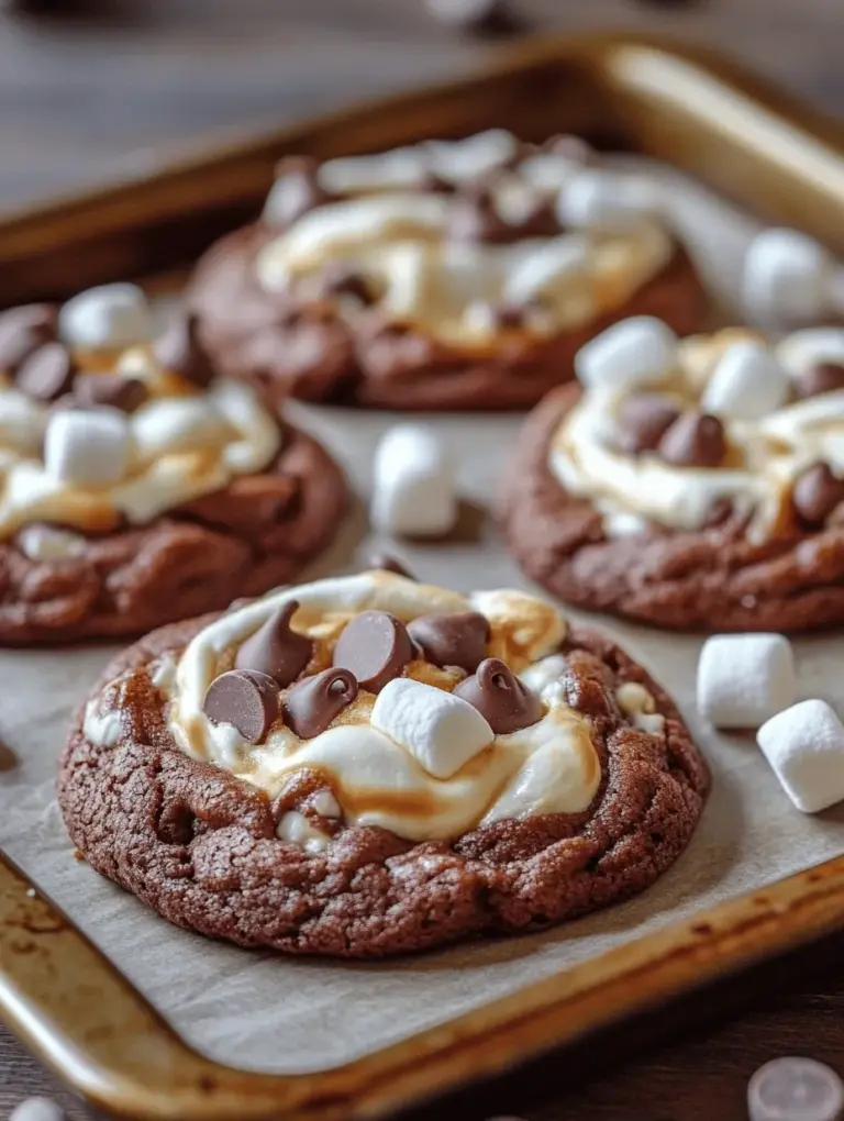 The timeless pairing of chocolate and marshmallow is a classic that transcends generations. Whether in s'mores, hot chocolate, or desserts, this duo has been a source of comfort and nostalgia for many. Chocolate Marshmallow Swirl Cookies take this beloved combination to the next level by incorporating both elements directly into a cookie format.