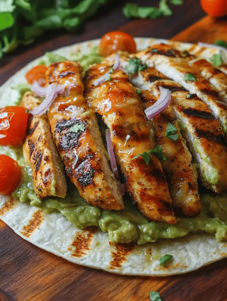 In the realm of culinary delights, few dishes embody versatility and flavor quite like wraps. They can be filled with a myriad of ingredients to suit any palate, making them a popular choice for lunches, quick dinners, or even snacks. Among the myriad options, Grilled Avocado Chicken Wraps stand out as a delightful combination of fresh ingredients and satisfying textures. This recipe not only caters to your taste buds but also offers a well-balanced meal that is easy to prepare.