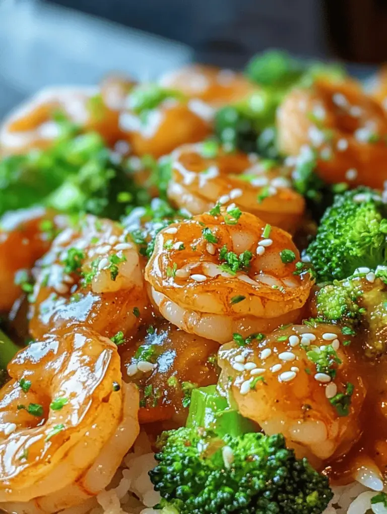 Savory Shrimp & Broccoli Delight is an easy-to-make dish that captures the essence of Asian cuisine while providing a fulfilling meal that can be prepared in under 30 minutes. The key ingredients—shrimp and broccoli—are not only delicious but also bring a host of health benefits to the table. Shrimp is a lean protein that is low in calories, making it a great option for those watching their weight. Broccoli, on the other hand, is a cruciferous vegetable that is rich in vitamins C and K, fiber, and antioxidants. Together, they create a dish that is not only tasty but also nourishing.