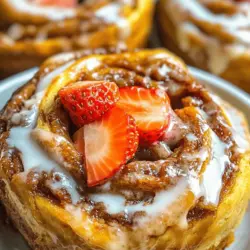 Before diving into the recipe, it's essential to understand the importance of quality ingredients in baking. Each component contributes to the overall flavor, texture, and appearance of your Strawberry Cheesecake Cinnamon Rolls. Let’s take a closer look at the different categories of ingredients you’ll be using: