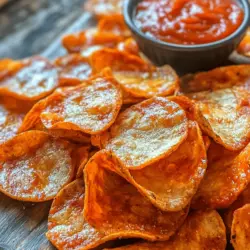 If you’re a fan of pizza and snacks that provide a satisfying crunch, then let me introduce you to a delightful culinary innovation: pizza chips. These irresistible little bites capture the essence of your favorite pizza flavors, transforming them into a crunchy, addictive snack that will have you reaching for more. What makes these pizza chips even more enticing? The recipe requires only two main ingredients. Yes, you read that right—just two! This simplicity not only makes it easy to whip up a batch, but it also opens the door for endless customization to suit your taste.