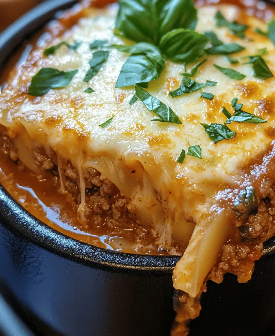 Comfort food has a unique way of bringing warmth and joy into our lives, and one dish that has captured the hearts and palates of many is lasagna. This classic Italian dish, with its layers of rich meat, gooey cheese, and savory tomato sauce, has long been a staple in countless households. However, as our lives become busier, the traditional lasagna can sometimes feel like a challenging endeavor, requiring time and effort to prepare. Enter Lasagna Soup—a delightful twist on the classic that brings all the comforting flavors of lasagna into a warm, hearty soup form.