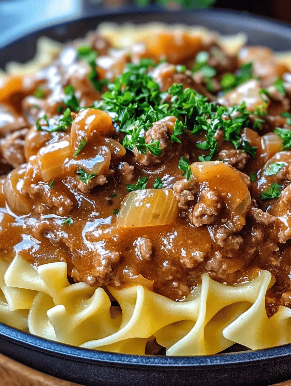 Ground Beef Stroganoff is more than just a meal; it’s a dish steeped in nostalgia that brings families together around the dinner table. This creamy, savory delight boasts tender ground beef, earthy mushrooms, and a luscious sauce, all served over perfectly cooked egg noodles. The simplicity of preparation combined with its rich flavors makes it a go-to comfort food for many. In this article, we will explore the rich history of Stroganoff, delve into the ingredients that make this dish special, and provide a step-by-step guide to creating this comforting classic in your own kitchen.