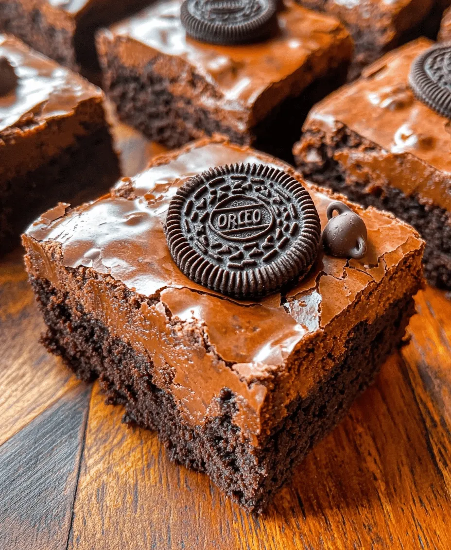 Indulging in a delicious dessert can elevate any occasion, and what better way to do so than with a batch of decadent chocolate OREO brownies? This ultimate treat combines the rich, fudgy texture of brownies with the delightful crunch of OREO cookies, creating a mouthwatering dessert that is sure to impress family and friends. The marriage of these two beloved treats not only satisfies your sweet tooth but also brings a nostalgic element that resonates with dessert lovers of all ages.