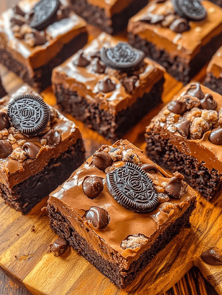 Indulging in a delicious dessert can elevate any occasion, and what better way to do so than with a batch of decadent chocolate OREO brownies? This ultimate treat combines the rich, fudgy texture of brownies with the delightful crunch of OREO cookies, creating a mouthwatering dessert that is sure to impress family and friends. The marriage of these two beloved treats not only satisfies your sweet tooth but also brings a nostalgic element that resonates with dessert lovers of all ages.