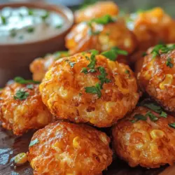 Corn fritters are a delightful and versatile dish that can elevate any meal, whether served as an appetizer, snack, or side dish. With their crispy texture and savory flavor, these fritters are sure to please even the pickiest eaters. The beauty of corn fritters lies in their simplicity and the vibrant taste that fresh or frozen corn brings to the table. The combination of crispy edges and a tender interior, combined with flavorful seasonings and optional cheese, makes these fritters a crowd-pleaser for gatherings and family dinners alike.