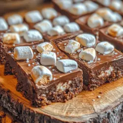 The nostalgic flavors of S'mores have long captured the hearts and taste buds of dessert lovers everywhere. Whether enjoyed around a campfire or as a delightful treat at home, the combination of graham crackers, gooey marshmallows, and rich chocolate creates a blissful experience that is hard to resist. Now, imagine taking all those elements and transforming them into S'mores Fudge Bars—a delicious twist on a classic favorite that brings the essence of S'mores into a chewy, indulgent bar form.