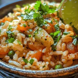 Zesty Cilantro Lime Rice is a delightful and vibrant dish that perfectly complements a wide array of cuisines, particularly Mexican and Tex-Mex. This refreshing rice dish has gained popularity for its ability to enhance the flavors of any meal, making it an essential side for tacos, burritos, grilled meats, and even salads. With its bright, zesty notes of lime and the fresh, herbaceous aroma of cilantro, this rice is not only delicious but also incredibly easy to prepare.