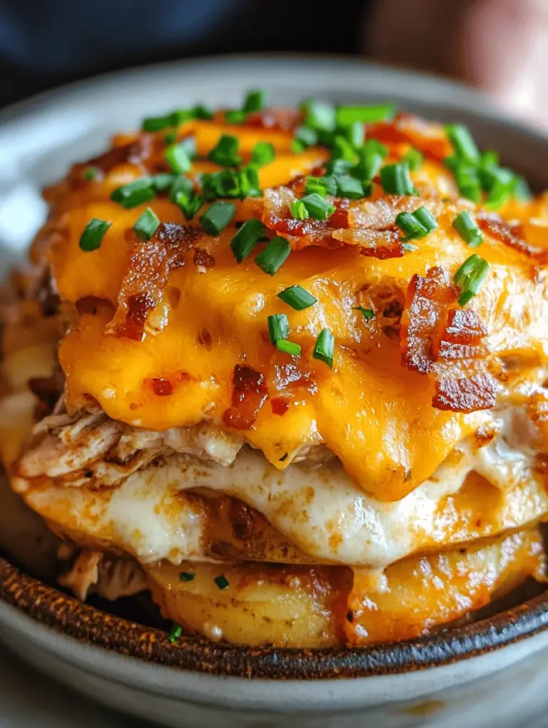 When it comes to comfort food, few dishes can compete with the heartwarming appeal of a Loaded Potato Ranch Chicken Casserole. This delicious dish masterfully combines the tender textures of chicken, the rich creaminess of ranch dressing, and the satisfying crunch of crispy bacon, all enveloped in a bed of fluffy potatoes and gooey melted cheese. It’s the kind of meal that brings family and friends together, perfect for cozy weeknight dinners or festive potluck gatherings.