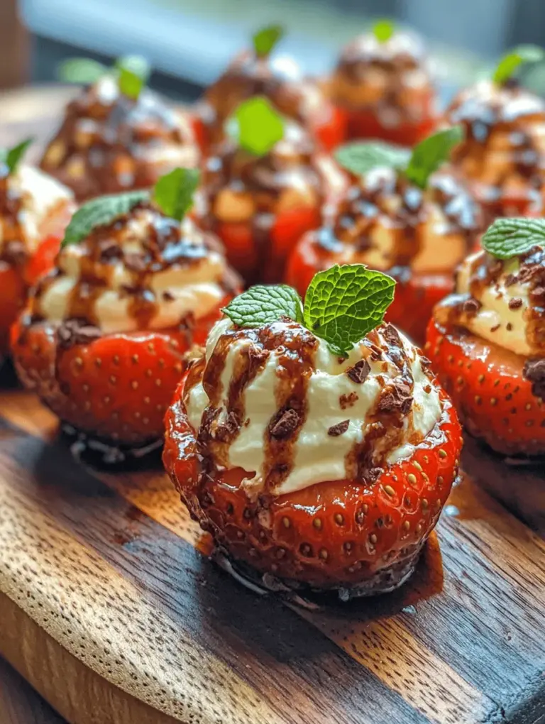 If you’re looking for a delightful dessert that merges the best of sweet and savory, look no further than deviled strawberries. This innovative treat takes the classic concept of deviled foods, traditionally known for their savory fillings, and reimagines it with a sweet twist that captivates the palate. The combination of fresh strawberries and a rich, creamy filling creates an indulgent yet light dessert that is as visually appealing as it is delicious.
