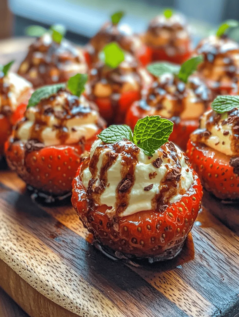 If you’re looking for a delightful dessert that merges the best of sweet and savory, look no further than deviled strawberries. This innovative treat takes the classic concept of deviled foods, traditionally known for their savory fillings, and reimagines it with a sweet twist that captivates the palate. The combination of fresh strawberries and a rich, creamy filling creates an indulgent yet light dessert that is as visually appealing as it is delicious.
