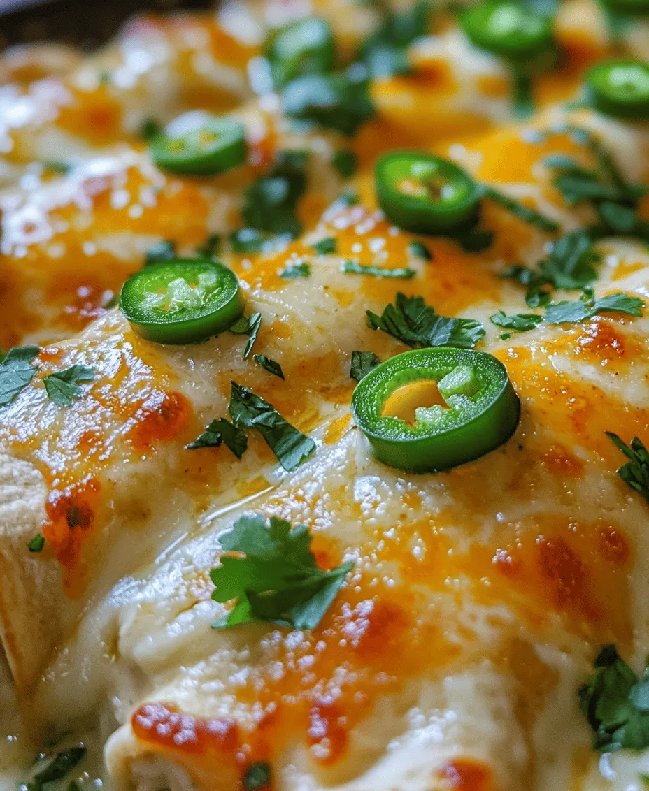If you're in search of a dish that embodies comfort and satisfaction, look no further than Creamy Dreamy White Chicken Enchiladas. This delightful recipe has earned a spot as a family favorite, celebrated for its rich flavors and luxurious creamy texture. The combination of tender shredded chicken enveloped in soft tortillas and smothered in a luscious creamy sauce creates a meal that feels indulgent yet is surprisingly easy to prepare.