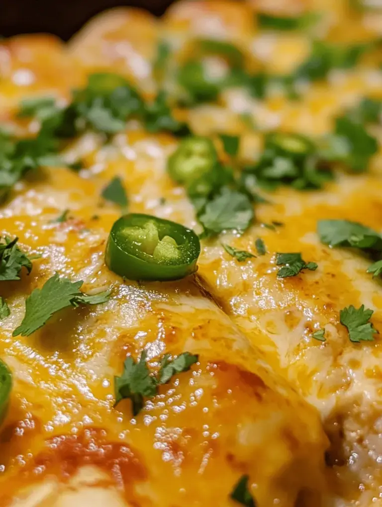 If you're in search of a dish that embodies comfort and satisfaction, look no further than Creamy Dreamy White Chicken Enchiladas. This delightful recipe has earned a spot as a family favorite, celebrated for its rich flavors and luxurious creamy texture. The combination of tender shredded chicken enveloped in soft tortillas and smothered in a luscious creamy sauce creates a meal that feels indulgent yet is surprisingly easy to prepare.