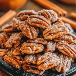 There’s something undeniably satisfying about sweet and crunchy snacks that can elevate any moment. Whether you’re looking for a delightful treat to enjoy with your afternoon coffee, a special gift for a friend, or a delicious topping for your favorite dessert, sweet and crunchy cinnamon sugar pecans are an irresistible option. This recipe combines the rich, nutty flavor of pecans with a sweet and spicy coating that's perfect for satisfying your cravings.