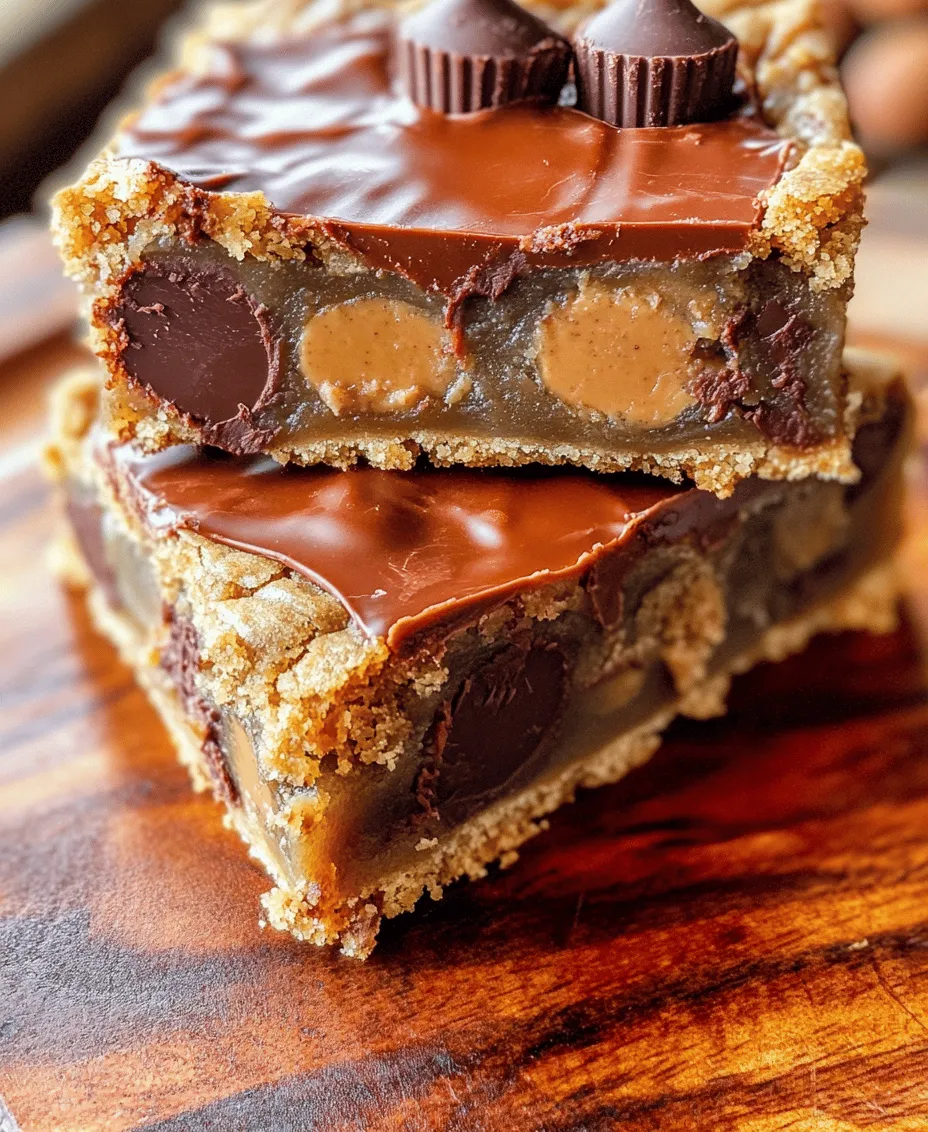 Cookie bars have taken the dessert world by storm, combining the best features of cookies and brownies into a singular, delicious treat. Their popularity can be attributed to their simplicity and the endless flavor combinations they offer. Among the myriad of cookie bar recipes available, one stands out for its rich and indulgent flavors: the Peanut Butter Cup Gooey Cookie Bars. This delightful dessert is a perfect fusion of sweet, salty, and creamy, sure to satisfy any sweet tooth.