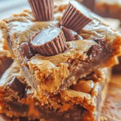 Cookie bars have taken the dessert world by storm, combining the best features of cookies and brownies into a singular, delicious treat. Their popularity can be attributed to their simplicity and the endless flavor combinations they offer. Among the myriad of cookie bar recipes available, one stands out for its rich and indulgent flavors: the Peanut Butter Cup Gooey Cookie Bars. This delightful dessert is a perfect fusion of sweet, salty, and creamy, sure to satisfy any sweet tooth.