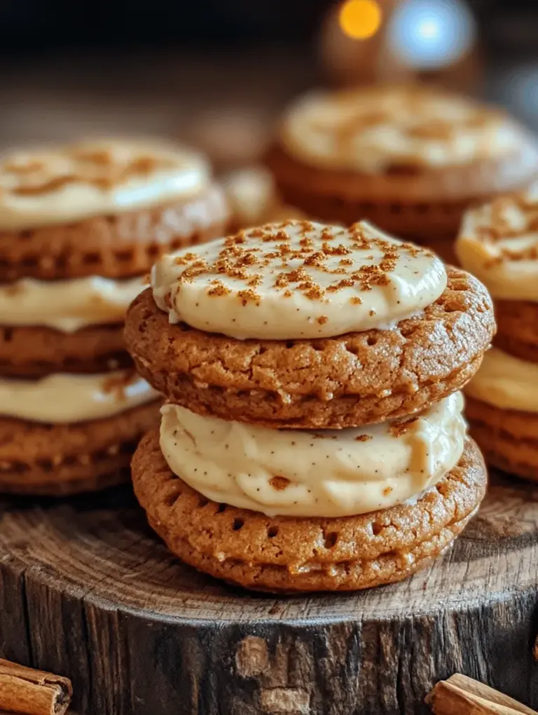 As the holiday season approaches, kitchens across the world come alive with the delightful aromas of cinnamon, nutmeg, and ginger. This time of year is synonymous with warmth, joy, and the cherished tradition of baking. Among the countless recipes that fill our homes with festive cheer, Ginger Molasses Sandwich Cookies with Eggnog Frosting stand out as a perfect blend of sweet and spicy flavors. These cookies not only satisfy the taste buds but also evoke a sense of nostalgia, making them an ideal treat for holiday gatherings and celebrations.