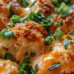 If you're on the hunt for a comforting, indulgent dish that doesn't compromise on health, look no further than Cheesy Cauliflower Bake. This delightful recipe combines the goodness of cauliflower with the rich, creamy flavors of cheese, making it an irresistible option for both vegetarians and cheese lovers alike. As a versatile vegetable, cauliflower has surged in popularity over recent years, thanks to its ability to adapt to a variety of culinary styles while offering a nutritious alternative to traditional starches. This Cheesy Cauliflower Bake is the perfect embodiment of that trend—a dish that is not only cheesy and satisfying but also low in carbs and packed with nutrients.