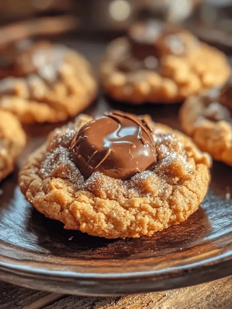 Peanut Butter Blossoms are a cherished classic in the world of baking, known for their delightful combination of flavors and textures. These cookies offer a unique twist on traditional treats, featuring a rich, creamy peanut butter base topped with a signature chocolate kiss. The moment you take a bite, you are greeted with the soft, chewy texture of the cookie, perfectly complemented by the smooth, melty chocolate. It's no wonder that Peanut Butter Blossoms have become a favorite for many, especially during special occasions.
