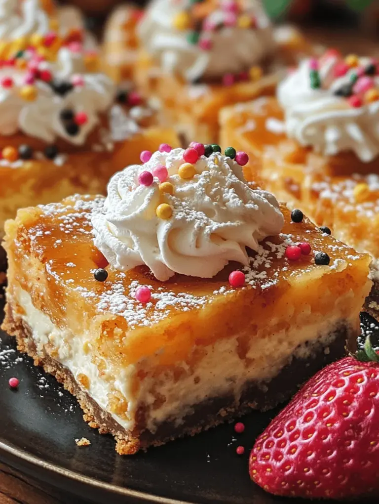 In recent years, dessert bars have taken the culinary world by storm, captivating sweet-toothed enthusiasts everywhere. These delicious treats bring together the best elements of cakes and cookies, offering convenience and presentation that make them a hit at any gathering. One of the standout recipes in this genre is the Sugar Cookie Cheesecake Bars—a delightful fusion of rich, creamy cheesecake and soft, buttery sugar cookie.