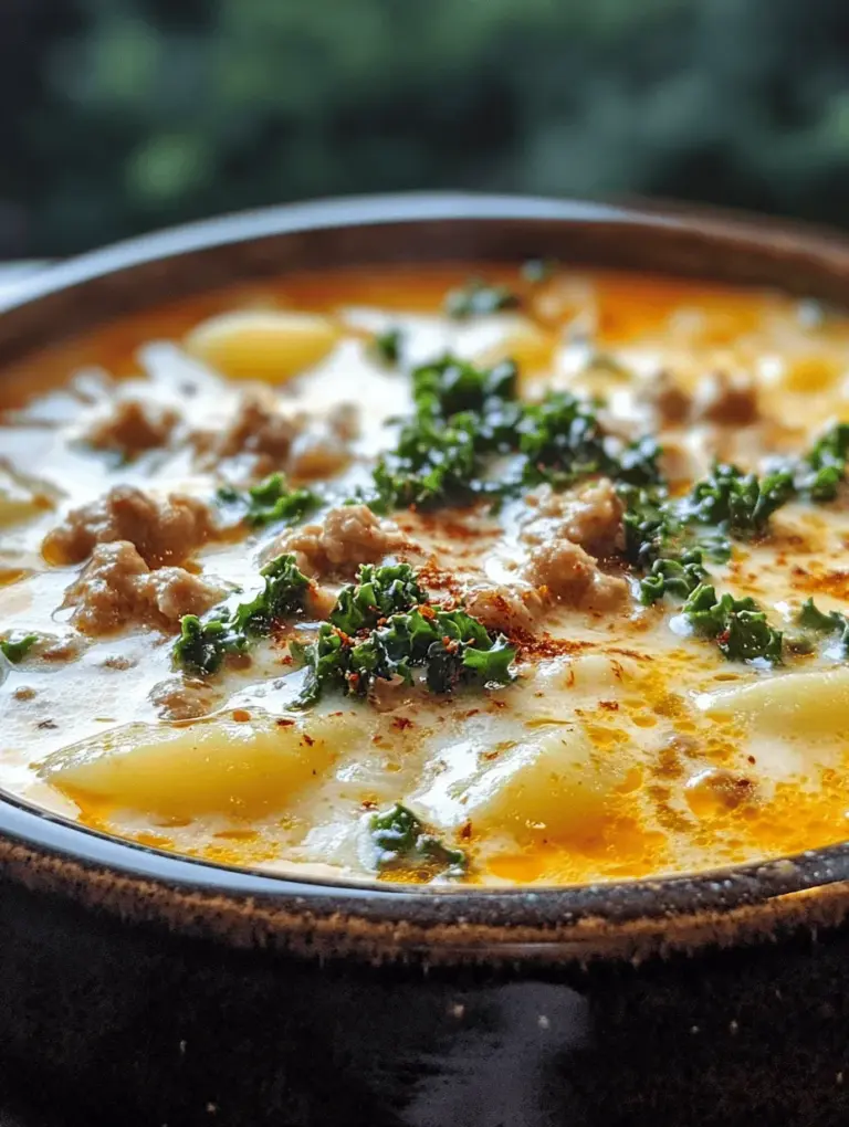 Zuppa Toscana, a warm and comforting soup, has become a beloved staple at Olive Garden, captivating the taste buds of patrons across the nation. This hearty dish, rich in flavors and textures, combines the rustic essence of Italian cuisine with familiar ingredients, making it a perfect option for any occasion—from family dinners to cozy nights in. With its savory blend of spices, creamy broth, and vibrant greens, Zuppa Toscana offers a delightful escape into the heart of Italy, right from your kitchen.