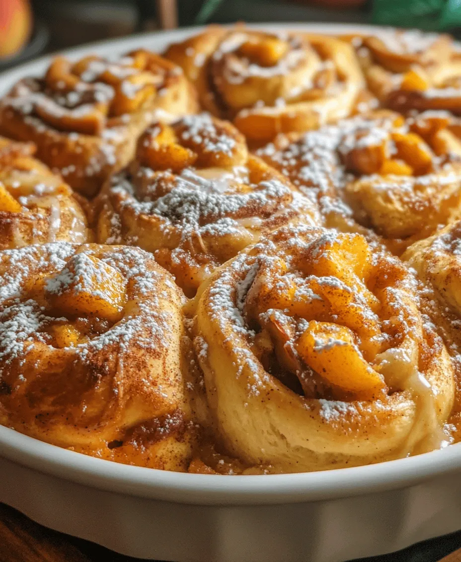 There's nothing quite like the comforting embrace of homemade cinnamon rolls fresh out of the oven. Soft, fluffy, and swirled with a rich, spiced filling, they have the power to transform any morning into a special occasion. Now, imagine taking that beloved breakfast staple and infusing it with the sweet, juicy flavors of peach cobbler. Enter Peach Cobbler Cinnamon Rolls—a delightful fusion that combines the best of both worlds. This unique recipe elevates traditional cinnamon rolls by incorporating the luscious sweetness of fresh peaches and a hint of buttery crumble, making each bite a heavenly experience.