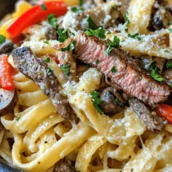 Imagine the rich, savory goodness of a classic Philly cheesesteak, reimagined in a comforting pasta dish that's perfect for weeknight dinners. Welcome to the world of Philly Cheese Steak Pasta, a recipe that beautifully marries the hearty essence of a traditional cheesesteak with the delightful texture of pasta. This dish is not only quick to prepare but also incredibly satisfying, making it an ideal choice for those bustling evenings when you want something delicious without spending hours in the kitchen.