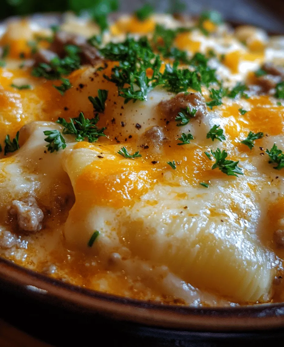 When it comes to comfort food, few dishes hit the mark quite like Creamy Beef and Shells Delight. This hearty pasta dish combines tender shell pasta, savory ground beef, and a luscious creamy sauce, creating a meal that’s perfect for any occasion—from weeknight dinners to special family gatherings. Not only is it delicious, but it also encapsulates the warmth and satisfaction we often seek in our everyday cooking.