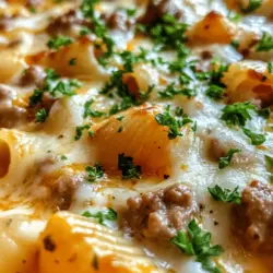 When it comes to comfort food, few dishes hit the mark quite like Creamy Beef and Shells Delight. This hearty pasta dish combines tender shell pasta, savory ground beef, and a luscious creamy sauce, creating a meal that’s perfect for any occasion—from weeknight dinners to special family gatherings. Not only is it delicious, but it also encapsulates the warmth and satisfaction we often seek in our everyday cooking.