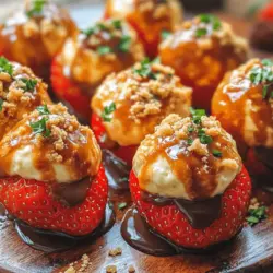 If you’re looking for a dessert that is as visually appealing as it is delicious, cheesecake stuffed strawberries should be at the top of your list. This delightful treat combines the rich, creamy texture of cheesecake with the sweet, juicy burst of fresh strawberries, creating an irresistible flavor profile that’s sure to please any palate. Imagine a bite-sized dessert that not only satisfies your sweet tooth but also offers a refreshing taste of fruit—what’s not to love?