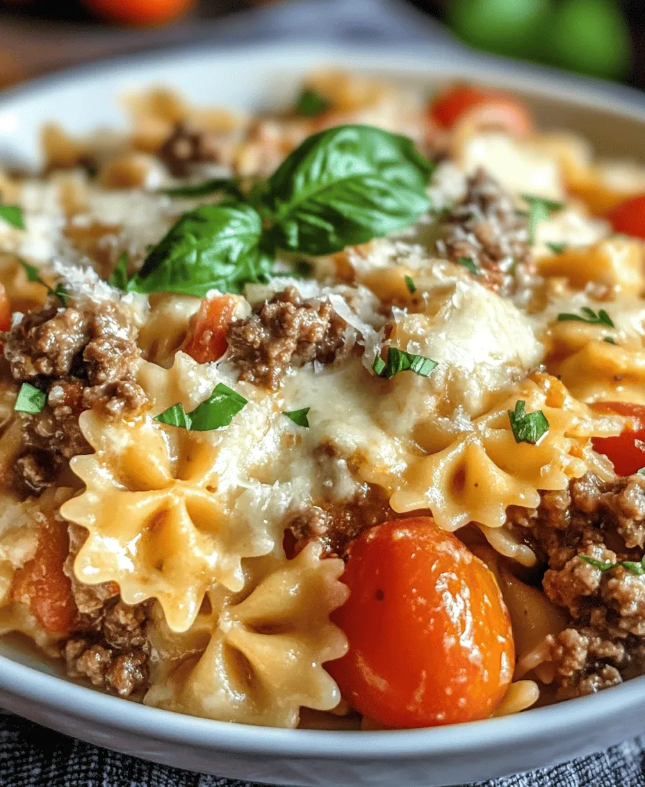 When it comes to comforting meals, few dishes compare to a creamy pasta dish that warms the soul and satisfies the palate. Creamy Beef and Bowtie Pasta Delight is a perfect example of this culinary genre, marrying the rich flavors of ground beef with the delightful texture of bowtie pasta, all enveloped in a luscious cream sauce. This dish is not only delicious but also incredibly versatile, making it suitable for family dinners, potlucks, or even a cozy night in.