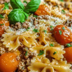 When it comes to comforting meals, few dishes compare to a creamy pasta dish that warms the soul and satisfies the palate. Creamy Beef and Bowtie Pasta Delight is a perfect example of this culinary genre, marrying the rich flavors of ground beef with the delightful texture of bowtie pasta, all enveloped in a luscious cream sauce. This dish is not only delicious but also incredibly versatile, making it suitable for family dinners, potlucks, or even a cozy night in.