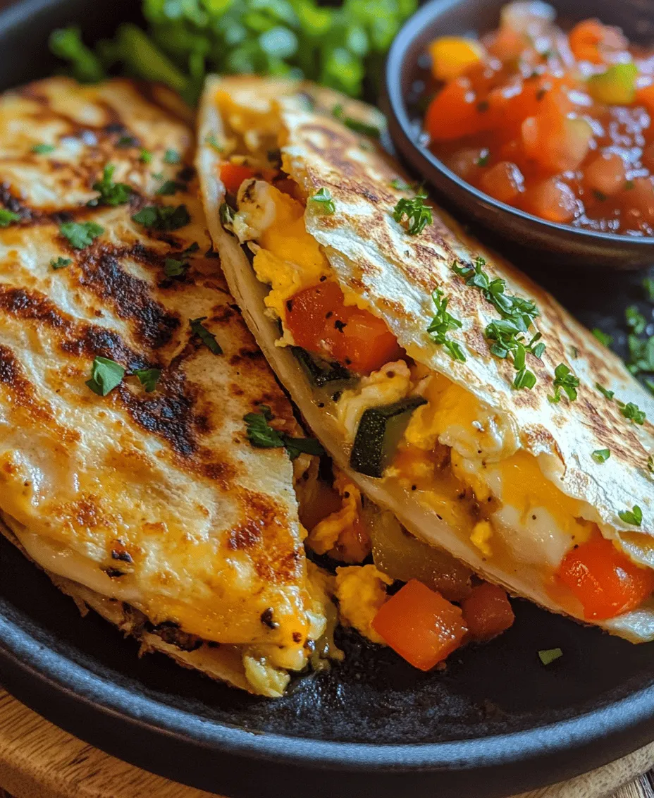 In recent years, breakfast quesadillas have surged in popularity, becoming a staple for those seeking a quick yet satisfying morning meal. This trendy dish embodies versatility and nutrition, allowing cooks to blend flavors and textures for a delightful breakfast experience. Our Veggie & Cheese Breakfast Quesadillas are a standout option, combining fresh vegetables, protein-rich eggs, and gooey cheese, making them an ideal choice for a quick breakfast or a leisurely brunch. Not only are these quesadillas delicious, but they also cater to various dietary preferences, ensuring that everyone can enjoy a hearty meal to kickstart their day. The best part? You can easily customize this recipe with different ingredients, making it a fantastic way to use up whatever veggies you have on hand.