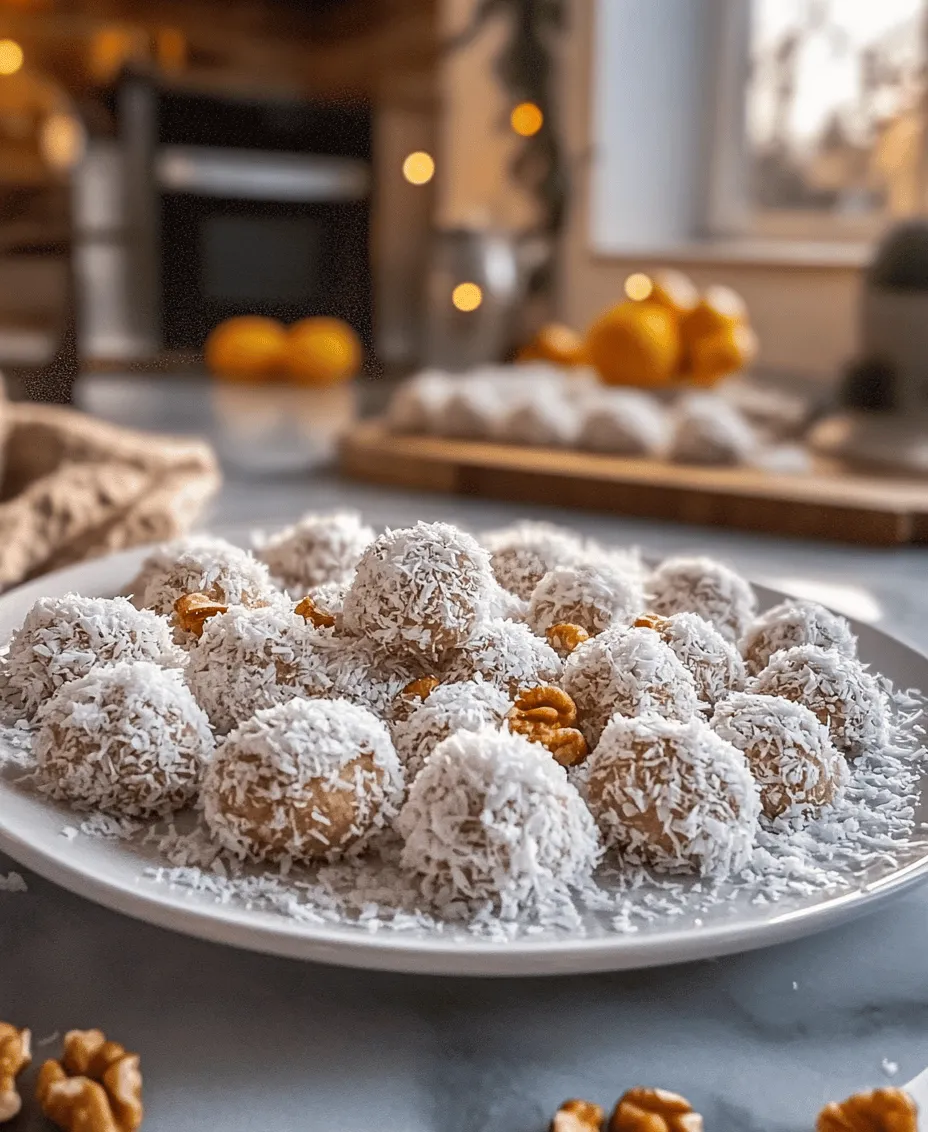As the festive season approaches, the anticipation of delectable treats fills the air. One such delightful creation that encapsulates the spirit of celebration is the <strong></noscript>Snowy Delight: Sweetened Condensed Milk Snowballs. These bite-sized confections are not only visually appealing with their snowy white coating but also offer a burst of flavor with every bite. Combining the rich richness of sweetened condensed milk with the tropical flair of desiccated coconut, these snowballs are a perfect addition to any holiday gathering or casual get-together.” /></p>
<p></p>
<h2>Importance of Chilling for Texture and Flavor Enhancement</h2>
<p></p>
<p>Chilling your Sweetened Condensed Milk Snowballs is a crucial step that significantly enhances both texture and flavor. When you allow the mixture to chill in the refrigerator, it firms up, making it easier to shape into perfect snowballs. This chilling period also allows the flavors to meld beautifully. The sweetness of the condensed milk, combined with the rich coconut and nutty undertones, becomes more pronounced, creating a delightful treat that tantalizes the taste buds. Aim to chill the mixture for at least 30 minutes to an hour before rolling it into balls. This simple step transforms your snowballs from a decent dessert into a truly unforgettable indulgence.</p>
<p></p>
<h3>Variations and Customizations</h3>
<p></p>
<p>One of the best aspects of making Snowy Delight snowballs is the endless possibilities for customization. Here are several ideas to help you tailor this recipe to suit your taste preferences or dietary needs:</p>
<p></p>
<h4>Flavor Variations</h4>
<p></p>
<p>1. <strong>Cocoa Powder</strong>: For a chocolate twist, incorporate unsweetened cocoa powder into the coconut mixture. Start with 2-3 tablespoons and adjust to taste. This addition not only adds a rich flavor but also gives your snowballs a beautiful dark hue.</p>
<p></p>
<p>2. <strong>Citrus Zest</strong>: Brighten up your snowballs with the zest of lemons, limes, or oranges. The citrus zest adds a refreshing note that complements the sweetness of the condensed milk and the creaminess of the coconut.</p>
<p></p>
<p>3. <strong>Spices</strong>: Experiment with warming spices like cinnamon, nutmeg, or cardamom. A teaspoon of your chosen spice can add depth and warmth, making your snowballs perfect for cozy gatherings.</p>
<p></p>
<h4>Different Nuts and Dried Fruits</h4>
<p></p>
<p>Feel free to explore various nuts and dried fruits to add texture and flavor. Here are some suggestions:</p>
<p></p>
<p>– <strong>Nuts</strong>: Instead of or in addition to shredded coconut, consider using finely chopped almonds, pistachios, or walnuts. Each nut offers a unique flavor profile and crunch, enhancing the overall experience of your snowballs.</p>
<p></p>
<p>– <strong>Dried Fruits</strong>: Incorporate chopped dried fruits such as cranberries, apricots, or raisins for a burst of sweetness and chewiness. These additions can make the snowballs feel more festive and visually appealing.</p>
<p></p>
<h4>Exploring Dietary Adaptations</h4>
<p></p>
<p>Making Snowy Delight snowballs can easily accommodate various dietary preferences:</p>
<p></p>
<p>– <strong>Vegan Option</strong>: Substitute the sweetened condensed milk with coconut cream or a store-bought vegan condensed milk. Ensure that your chocolate coating is also dairy-free if you choose to dip them.</p>
<p></p>
<p>– <strong>Gluten-Free Option</strong>: This recipe is naturally gluten-free. Just make sure to use ingredients that are certified gluten-free, particularly if you are adding any pre-packaged components like nuts or chocolate.</p>
<p></p>
<h3>Pairing Suggestions</h3>
<p></p>
<p>Pairing your Snowy Delight snowballs with the right beverages and desserts can elevate your culinary experience. Here are some suggestions to consider:</p>
<p></p>
<h4>Ideal Beverages</h4>
<p></p>
<p>– <strong>Coffee</strong>: The rich flavors of coffee pair beautifully with the sweet and creamy snowballs. A cup of freshly brewed coffee or a mocha can balance the sweetness while enhancing the overall enjoyment.</p>
<p></p>
<p>– <strong>Tea</strong>: For a lighter option, choose herbal teas like chamomile or peppermint. These herbal notes can refresh your palate after indulging in the sweetness of the snowballs.</p>
<p></p>
<p>– <strong>Hot Chocolate</strong>: For chocolate lovers, serving the snowballs alongside a rich hot chocolate can create a luxurious treat that is perfect for cold winter nights.</p>
<p></p>
<h4>Complementary Desserts</h4>
<p></p>
<p>When creating a festive dessert platter, consider pairing your snowballs with other treats:</p>
<p></p>
<p>– <strong>Mini Cheesecakes</strong>: The creamy texture of mini cheesecakes complements the chewy snowballs while adding variety to your dessert spread.</p>
<p></p>
<p>– <strong>Fruit Tarts</strong>: Bright, fruity tarts can provide a refreshing contrast to the sweet coconut snowballs, making for a beautifully balanced dessert table.</p>
<p></p>
<p>– <strong>Brownies</strong>: The dense fudginess of brownies pairs well with the lightness of the snowballs, creating a delightful textural contrast.</p>
<p></p>
<h4>Suggesting Flavors that Enhance the Coconut Experience</h4>
<p></p>
<p>To truly highlight the coconut flavor in your Snowy Delight snowballs, consider serving them with:</p>
<p></p>
<p>– <strong>Pineapple Salsa</strong>: A fresh pineapple salsa can add a tropical twist that enhances the coconut’s natural sweetness.</p>
<p></p>
<p>– <strong>Mango Sorbet</strong>: The bright flavors of mango sorbet can complement the coconut snowballs, making for a refreshing dessert experience.</p>
<p></p>
<h3>Storage and Shelf Life</h3>
<p></p>
<p>To keep your Sweetened Condensed Milk Snowballs fresh and delicious, follow these best practices for storage:</p>
<p></p>
<h4>Best Practices for Storing Snowy Delight Snowballs</h4>
<p></p>
<p>– <strong>Refrigeration</strong>: Keep your snowballs in an airtight container in the refrigerator. This will maintain their texture and prevent them from drying out. Line the container with parchment paper to avoid sticking.</p>
<p></p>
<p>– <strong>Freezing</strong>: For longer storage, you can freeze the snowballs. Place them in a single layer on a baking sheet, freeze until solid, and then transfer them to a freezer-safe container. This method helps prevent them from sticking together.</p>
<p></p>
<h4>Overview of Storage Duration</h4>
<p></p>
<p>– <strong>Refrigerator</strong>: Snowballs can last up to one week in the refrigerator.</p>
<p></p>
<p>– <strong>Freezer</strong>: When stored properly, snowballs can last for up to three months in the freezer. Just be sure to allow them to thaw in the refrigerator before serving for the best texture.</p>
<p></p>
<h4>Ideas for Gift-Giving or Parties</h4>
<p></p>
<p>Snowy Delight snowballs make for fantastic gifts! Here are a few presentation ideas:</p>
<p></p>
<p>– <strong>Decorative Boxes</strong>: Package your snowballs in decorative boxes or tins, layering them with parchment paper for an elegant touch.</p>
<p></p>
<p>– <strong>Mason Jars</strong>: Fill mason jars with snowballs and tie a festive ribbon around the lid for a charming homemade gift.</p>
<p></p>
<p>– <strong>Party Platters</strong>: Arrange the snowballs on a beautiful platter with seasonal decorations to create an eye-catching centerpiece for your holiday gatherings.</p>
<p></p>
<h3>Nutritional Information</h3>
<p></p>
<p>Understanding the nutritional content of your Sweetened Condensed Milk Snowballs can help you enjoy them mindfully. Here’s a breakdown of the nutritional content per serving:</p>
<p></p>
<h4>Breakdown of Nutritional Content</h4>
<p></p>
<p>– <strong>Calories</strong>: Approximately 120 calories per snowball (varies based on ingredients used).</p>
<p>– <strong>Fat</strong>: Around 7 grams, primarily from the coconut and nuts.</p>
<p>– <strong>Carbohydrates</strong>: About 18 grams, mostly from the sweetened condensed milk and added sugars.</p>
<p>– <strong>Protein</strong>: Roughly 2 grams, depending on the nuts used.</p>
<p></p>
<h4>Health Aspects of Coconut and Nuts</h4>
<p></p>
<p>Coconut is known for its healthy fats, specifically medium-chain triglycerides (MCTs), which can provide a quick energy source. Nuts, on the other hand, are packed with protein, healthy fats, vitamins, and minerals. Including these ingredients in moderation can contribute to a balanced diet.</p>
<p></p>
<h4>Considerations for Enjoying Sweets in Moderation</h4>
<p></p>
<p>While Snowy Delight snowballs are a delightful treat, it’s essential to enjoy them in moderation, especially during festive seasons when sweets are abundant. Savoring each bite can enhance your experience, allowing you to appreciate the flavors and textures without overindulging.</p>
<p></p>
<h3>Conclusion</h3>
<p></p>
<p>Making Sweetened Condensed Milk Snowballs is not just about creating a delicious dessert; it’s about embracing the joy of homemade treats during festive seasons. The ease of preparation, combined with the ability to customize flavors and textures, makes this recipe perfect for any gathering or occasion.</p>
<p></p>
<p>As you roll your snowballs, remember to have fun and enjoy the process, whether you’re making them for yourself or sharing them with loved ones. Homemade treats carry a special warmth and love that store-bought desserts simply cannot match. So gather your ingredients, let your creativity shine, and indulge in the delightful experience of crafting Snowy Delight snowballs. Your friends and family will surely appreciate the effort and love poured into every bite.</p>
<div id=
