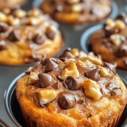 If you're looking for a delightful treat that combines the natural sweetness of bananas with the rich, decadent flavor of chocolate, look no further than these Heavenly Chocolate Chip Banana Muffins. This recipe brings together two beloved ingredients to create a muffin that is not only delicious but also satisfying and comforting. Whether enjoyed for breakfast, as a snack, or as a dessert, these muffins are sure to become a favorite in your household.