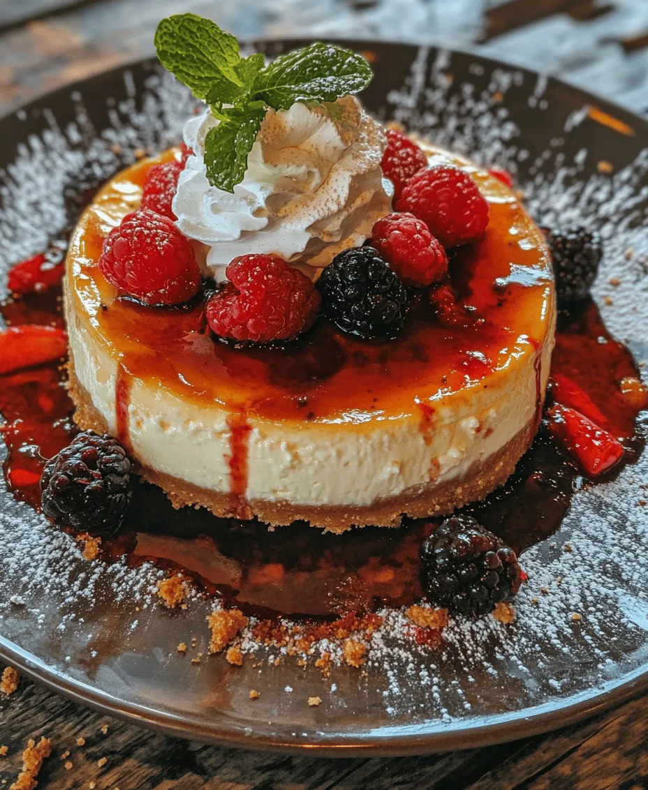 The Classic New York Cheesecake stands as a beacon of culinary heritage, representing not just a dessert but a rich tapestry of New York's vibrant food culture. This iconic cheesecake is known for its dense, creamy texture and a slightly tangy flavor, making it a favorite among dessert lovers worldwide. Its origins can be traced back to the early 1900s when Jewish immigrants brought their cheesecake recipes to the United States, eventually leading to the signature version we know today. With its velvety filling atop a buttery graham cracker crust, this cheesecake has become synonymous with indulgence and celebration.