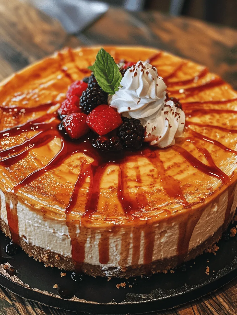 The Classic New York Cheesecake stands as a beacon of culinary heritage, representing not just a dessert but a rich tapestry of New York's vibrant food culture. This iconic cheesecake is known for its dense, creamy texture and a slightly tangy flavor, making it a favorite among dessert lovers worldwide. Its origins can be traced back to the early 1900s when Jewish immigrants brought their cheesecake recipes to the United States, eventually leading to the signature version we know today. With its velvety filling atop a buttery graham cracker crust, this cheesecake has become synonymous with indulgence and celebration.