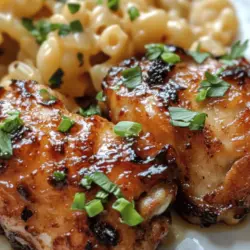 If you're looking for a dish that combines comfort with a burst of flavor, look no further than Sweet and Spicy Honey Pepper Chicken paired with Creamy Macaroni Cheese. This delightful recipe is a modern twist on the classic comfort food, perfectly balancing sweet and spicy elements that make every bite a culinary adventure. The sticky, flavorful chicken marries beautifully with the rich, creamy macaroni cheese, creating a meal that is not only satisfying but also brings a sense of warmth and togetherness to the dining table.