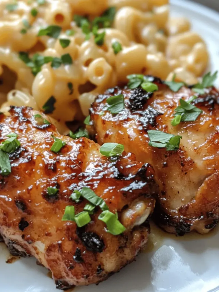 If you're looking for a dish that combines comfort with a burst of flavor, look no further than Sweet and Spicy Honey Pepper Chicken paired with Creamy Macaroni Cheese. This delightful recipe is a modern twist on the classic comfort food, perfectly balancing sweet and spicy elements that make every bite a culinary adventure. The sticky, flavorful chicken marries beautifully with the rich, creamy macaroni cheese, creating a meal that is not only satisfying but also brings a sense of warmth and togetherness to the dining table.