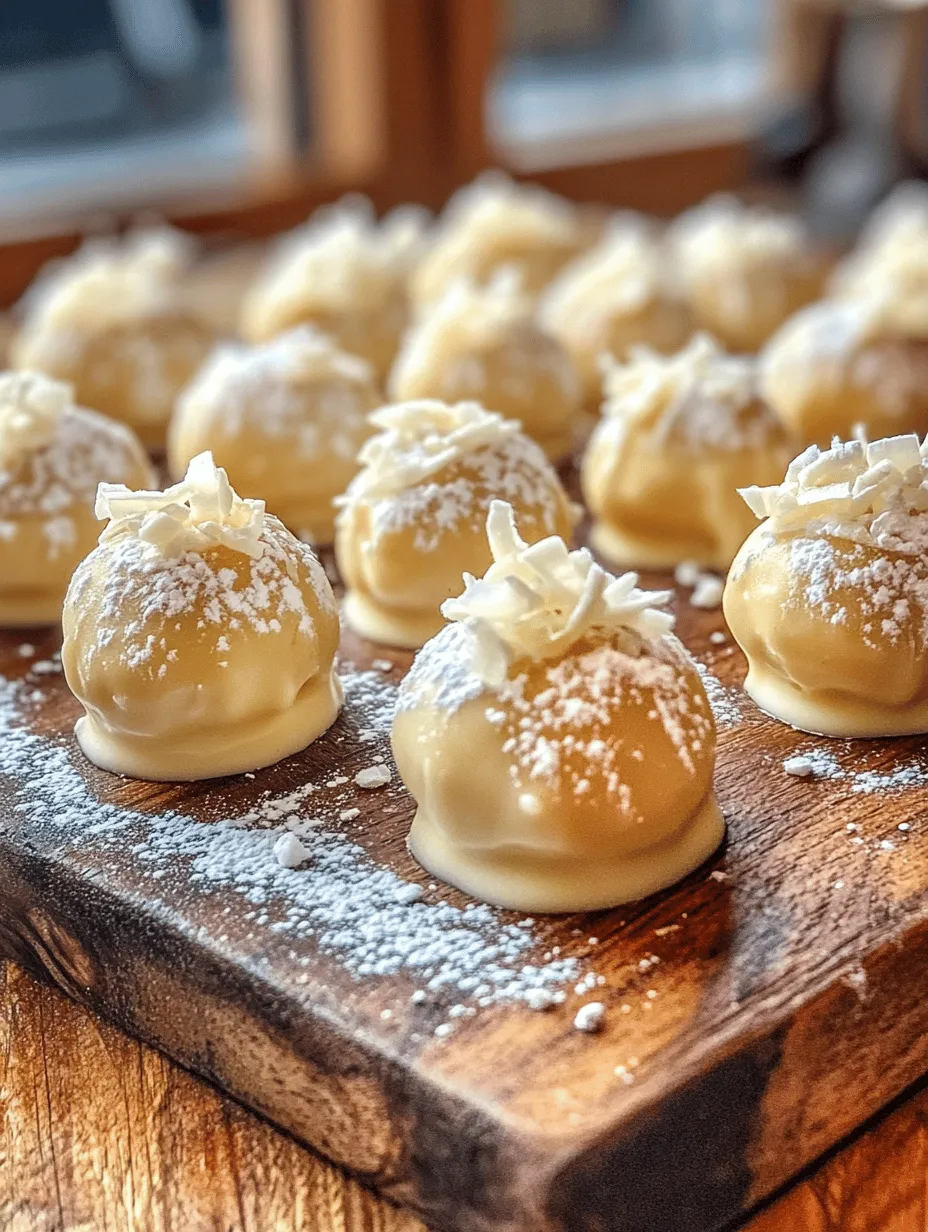When it comes to gourmet desserts, truffles have earned their place as a popular choice among dessert lovers. These delectable little bites not only offer a luxurious taste experience but also allow for endless creativity in flavor combinations. Among the myriad of truffle options, White Chocolate Limoncello Truffles stand out with their unique blend of flavors that capture the essence of sunshine and indulgence. The creamy, sweet notes of white chocolate harmoniously blend with the bright, zesty undertones of limoncello, creating a treat that is both refreshing and decadent.