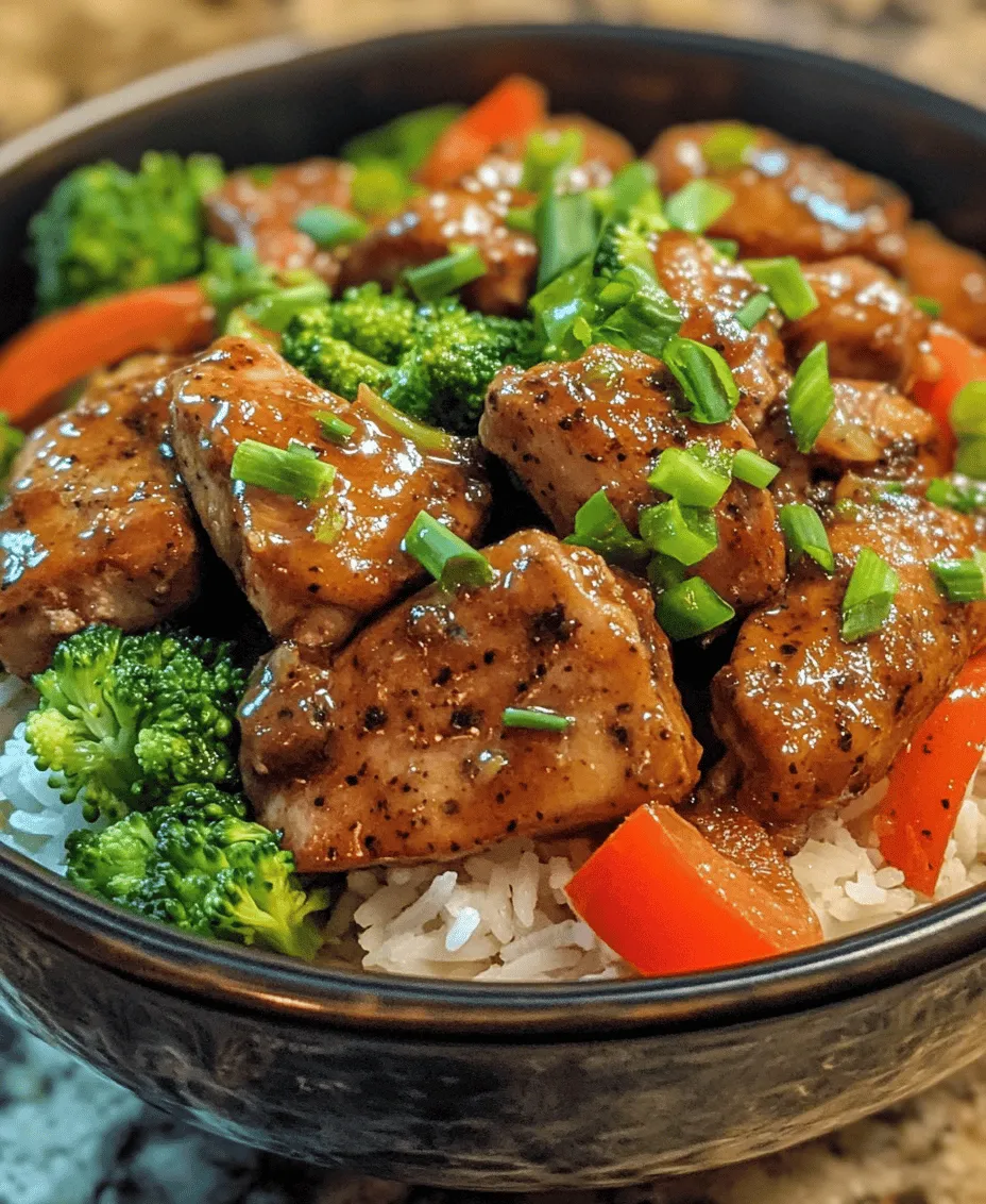 Zesty Black Pepper Chicken is a dish that tantalizes the taste buds and satisfies the palate with its vibrant flavors. This dish is a wonderful exploration of spice and umami, making it a staple in many Asian-inspired cuisines. The star of this dish, the black pepper, adds a bold kick that complements the succulent chicken, while the combination of savory sauces and fresh vegetables brings a delightful balance to each bite.