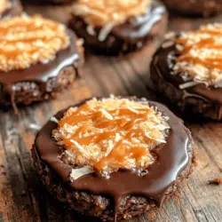 Samoas cookies, also known as Caramel deLites, have secured their place as one of the most beloved offerings from the Girl Scouts of America. First introduced in the 1970s, these delectable treats have become a staple during cookie season, adored for their unique combination of flavors and textures. The signature elements—crunchy cookies, chewy caramel, and toasted coconut, all drizzled with rich chocolate—make Samoas an irresistible indulgence for cookie lovers of all ages.