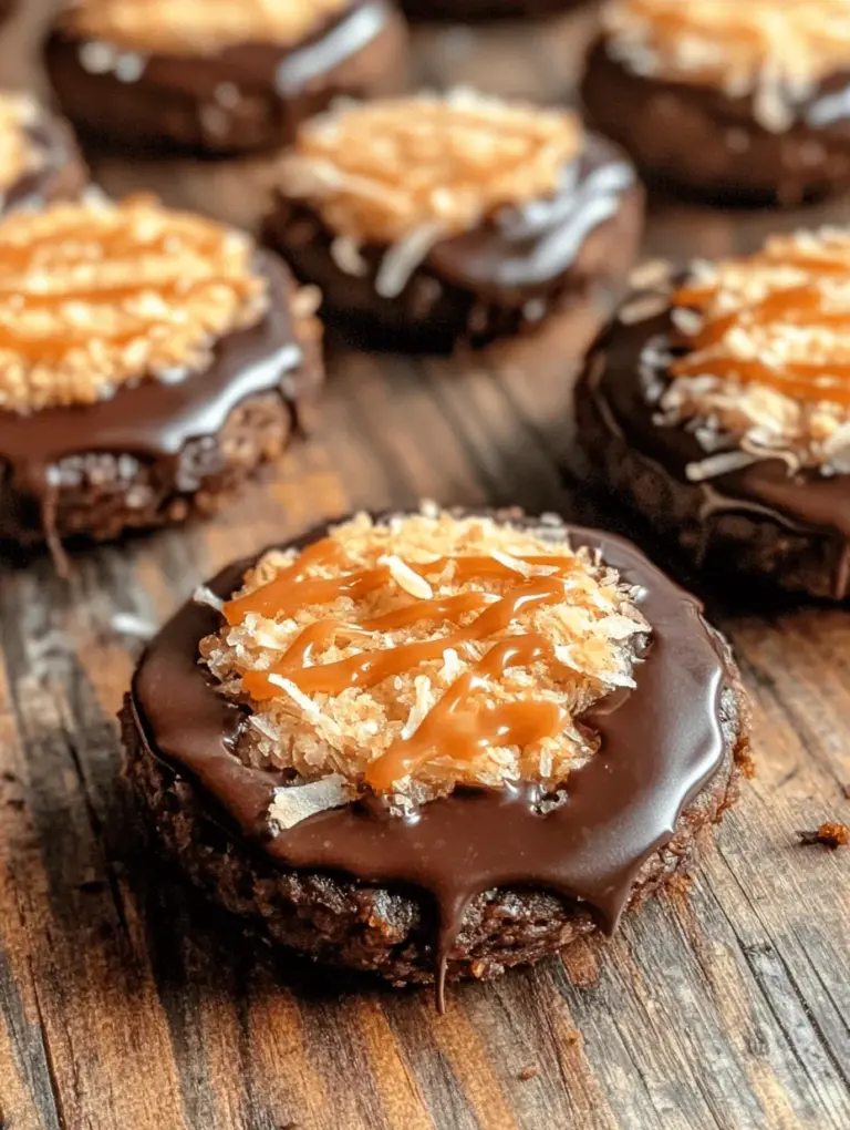 Samoas cookies, also known as Caramel deLites, have secured their place as one of the most beloved offerings from the Girl Scouts of America. First introduced in the 1970s, these delectable treats have become a staple during cookie season, adored for their unique combination of flavors and textures. The signature elements—crunchy cookies, chewy caramel, and toasted coconut, all drizzled with rich chocolate—make Samoas an irresistible indulgence for cookie lovers of all ages.
