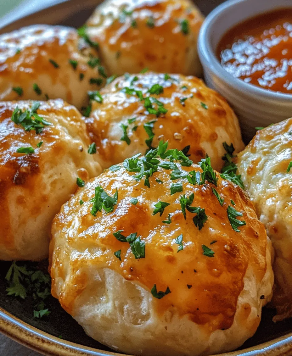 Cheese-based snacks have taken the culinary world by storm, becoming a beloved treat for food enthusiasts everywhere. From cheesy breadsticks to gooey dips, the allure of melted cheese has a universal appeal that transcends age and culture. Among the delightful variations of cheese snacks, <strong></noscript>Homemade Garlic Butter Cheese Bombs stand out as an indulgent, easy-to-make treat that is sure to impress family and friends. These savory morsels combine the delectable flavors of garlic, butter, and cheese, encased within a soft, flaky dough, making them an irresistible option for any occasion.” /></p>
<p></p>
<h3>Cutting and Filling the Dough: Ensuring Even Portions</h3>
<p></p>
<p>To create the perfect Homemade Garlic Butter Cheese Bombs, begin by preparing your dough. Once your dough has had the necessary resting time, it’s time to cut and fill it properly. Lightly flour your work surface to prevent sticking, and roll out the dough into a rectangle, about ½ inch thick. Using a sharp knife or a pizza cutter, slice the dough into squares, approximately 3 inches by 3 inches. This size is ideal for holding a generous amount of cheese while ensuring the bombs bake evenly.</p>
<p></p>
<p>Next, prepare your cheese filling. For this recipe, you can use a blend of mozzarella and cream cheese for the ultimate gooey experience. Place about one tablespoon of the cheese mixture in the center of each square. Be careful not to overfill, as this can make sealing the bombs difficult.</p>
<p></p>
<h3>Making the Garlic Butter: Balancing Flavors for Maximum Impact</h3>
<p></p>
<p>The garlic butter is what sets these cheese bombs apart, imparting rich flavor that complements the cheesy center beautifully. In a small saucepan over low heat, melt half a cup of unsalted butter. Add four to five cloves of minced garlic, stirring gently to infuse the butter with the garlic flavor.</p>
<p></p>
<p>To enhance the flavor profile, consider adding a pinch of salt, freshly chopped parsley, and a squeeze of lemon juice. The salt will season the butter, the parsley adds freshness, and the lemon juice brightens the overall taste, cutting through the richness. Allow the garlic butter to simmer on low heat for about five minutes, being careful not to let the garlic brown, as this can lead to a bitter taste.</p>
<p></p>
<h3>Assembling the Cheese Bombs: Tips for Sealing and Shaping</h3>
<p></p>
<p>Now it’s time to assemble your cheese bombs. Take each square of dough with the cheese filling in the center. Gently fold the corners of the dough over the cheese, pinching them together to seal the filling inside. It’s essential to ensure there are no gaps or openings; otherwise, the cheese might leak during baking.</p>
<p></p>
<p>Once sealed, gently roll the bomb in your hands to create a smooth ball. This not only helps to ensure the cheese filling is well-contained but also gives the cheese bombs a polished look. Place the formed cheese bombs seam-side down on a parchment-lined baking sheet, leaving space between them for expansion during baking.</p>
<p></p>
<h3>Baking Perfection</h3>
<p></p>
<h4>Oven Settings and Timing: How to Achieve That Golden-Brown Exterior</h4>
<p></p>
<p>Preheat your oven to 375°F (190°C). This temperature is ideal for achieving a golden-brown exterior while ensuring the cheese melts perfectly inside. Bake the cheese bombs for about 15-20 minutes, but keep an eye on them as oven temperatures can vary.</p>
<p></p>
<p>For the best results, consider using a convection oven setting if available, as this circulates the hot air evenly, resulting in a beautifully browned finish.</p>
<p></p>
<h4>Visual Cues for Doneness: What to Look for in Baked Cheese Bombs</h4>
<p></p>
<p>As the cheese bombs bake, they will begin to puff up and turn a lovely golden color. The key visual cues for doneness include a uniform golden-brown exterior and a slight sheen from the melted butter. Additionally, if you gently press on the tops, they should feel firm rather than doughy.</p>
<p></p>
<p>If you’re unsure, you can carefully cut one open after 15 minutes to check for the melty cheese center.</p>
<p></p>
<h4>Common Baking Pitfalls and How to Avoid Them</h4>
<p></p>
<p>One common pitfall is underbaking, which can leave the dough raw and unappetizing. To avoid this, make sure your oven is properly preheated and use a timer to monitor the baking time.</p>
<p></p>
<p>Another issue is overfilling the cheese bombs, leading to cheese leakage. Stick to the recommended filling size and ensure the seams are well-closed before baking. Lastly, avoid overcrowding the baking sheet; give each cheese bomb enough space to expand without touching its neighbors.</p>
<p></p>
<h3>Serving Suggestions</h3>
<p></p>
<h4>Pairing Options: Recommended Dips Like Marinara Sauce</h4>
<p></p>
<p>These Homemade Garlic Butter Cheese Bombs are delicious on their own, but pairing them with a dipping sauce takes them to the next level. A rich marinara sauce is a classic choice, offering a tangy contrast to the buttery, cheesy bites. Alternatively, you can serve them with a creamy ranch dressing or a zesty pesto for a unique twist.</p>
<p></p>
<h4>Presentation Ideas: Making the Dish Visually Appealing for Gatherings</h4>
<p></p>
<p>Presentation can elevate your dish from ordinary to extraordinary. Arrange the cheese bombs on a large serving platter, garnishing with fresh herbs such as parsley or basil to add a pop of color. You might also sprinkle some grated Parmesan cheese over the top before serving for an added touch of flavor and elegance.</p>
<p></p>
<p>Consider placing small bowls of dipping sauces on the platter or nearby to invite guests to dig in.</p>
<p></p>
<h4>Creative Ways to Serve: Platter Arrangements and Garnishes</h4>
<p></p>
<p>For gatherings, create a cheese bomb station with various flavors. Consider making some with different cheeses, such as cheddar or pepper jack, and label each one. This allows guests to mix and match their cheese bombs with their favorite dips. You could also add a few sides like a fresh salad or a charcuterie board to make the meal feel more complete.</p>
<p></p>
<h3>Storing and Reheating</h3>
<p></p>
<h4>Best Practices for Storing Leftover Cheese Bombs</h4>
<p></p>
<p>If you have any leftovers (though they may disappear quickly), store them in an airtight container in the refrigerator. Allow the cheese bombs to cool completely before sealing them to prevent moisture buildup, which can make them soggy.</p>
<p></p>
<h4>Reheating Methods: Ensuring They Maintain Their Flavor and Texture</h4>
<p></p>
<p>To reheat your cheese bombs, the oven is your best option for retaining their original texture. Preheat the oven to 350°F (175°C) and place the cheese bombs on a baking sheet. Heat them for about 10-15 minutes or until warmed through.</p>
<p></p>
<p>If you’re in a hurry, the microwave can be used, but be cautious as it may make the dough chewy. Heat them in 15 to 20-second intervals, checking frequently to avoid overcooking.</p>
<p></p>
<h4>Longevity: How Long They Can Be Kept Fresh</h4>
<p></p>
<p>When stored correctly in the refrigerator, your cheese bombs can last for about 3-4 days. If you want to extend their shelf life, consider freezing them before baking. Once formed, place them in a single layer on a baking sheet and freeze until solid, then transfer them to a freezer-safe bag. They can last up to 2 months in the freezer. Bake them directly from frozen, adding a few extra minutes to the cooking time.</p>
<p></p>
<h3>Nutritional Information</h3>
<p></p>
<h4>Breakdown of Calories and Macronutrients Per Serving</h4>
<p></p>
<p>Each Garlic Butter Cheese Bomb is an indulgent treat that provides a satisfying combination of flavors and textures. On average, one cheese bomb contains approximately 150-200 calories, depending on the specific ingredients used. They typically contain around 10 grams of fat, 15 grams of carbohydrates, and 5 grams of protein.</p>
<p></p>
<h4>Discussion on the Balance of Indulgence and Moderation</h4>
<p></p>
<p>While these cheese bombs are undeniably delicious, it’s essential to enjoy them in moderation. They are perfect for special occasions or as a delightful appetizer. Pairing them with a healthy salad or vegetable platter can help create a more balanced meal.</p>
<p></p>
<h4>Tips for Health-Conscious Adaptations</h4>
<p></p>
<p>For those looking to lighten the recipe, consider using reduced-fat cheese or a lighter butter alternative for the garlic butter. You can also experiment with whole wheat flour for the dough or incorporate vegetables such as spinach or roasted peppers into the filling for added nutrition.</p>
<p></p>
<h3>Conclusion</h3>
<p></p>
<p>Creating Homemade Garlic Butter Cheese Bombs is not just about satisfying your taste buds; it’s about the joy of cooking and sharing delightful food with others. The combination of warm, cheesy goodness enveloped in buttery garlic dough is sure to be a hit at any gathering.</p>
<p></p>
<p>Don’t hesitate to experiment with different cheeses, spices, and dipping sauces to make this recipe your own. We invite you to share your experiences and variations of this recipe in the comments or on social media. Happy cooking!</p>
<div id=