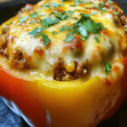 Stuffed bell peppers are a delightful and nutritious dish that combines vibrant colors and flavors, making them not only a feast for the eyes but also a wholesome meal. These culinary gems offer a perfect symphony of taste and nutrition, transforming simple ingredients into a satisfying and visually appealing dish that can cater to various dietary preferences. The versatility of stuffed bell peppers makes them a favorite among home cooks, whether you're preparing a quick weeknight dinner, hosting a gathering, or meal prepping for the week ahead.