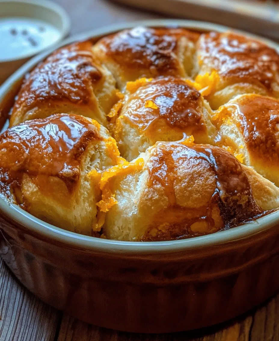If you're looking for a delightful way to brighten your mornings, look no further than these zesty orange rolls with warm sour cream butter glaze. This recipe is not just about satisfying your sweet tooth; it's about creating a comforting experience that fills your kitchen with enticing aromas and brings a sense of warmth to your home. Imagine the soft, fluffy texture of freshly baked rolls infused with the vibrant taste of orange zest, complemented by a rich, creamy glaze that melts in your mouth.