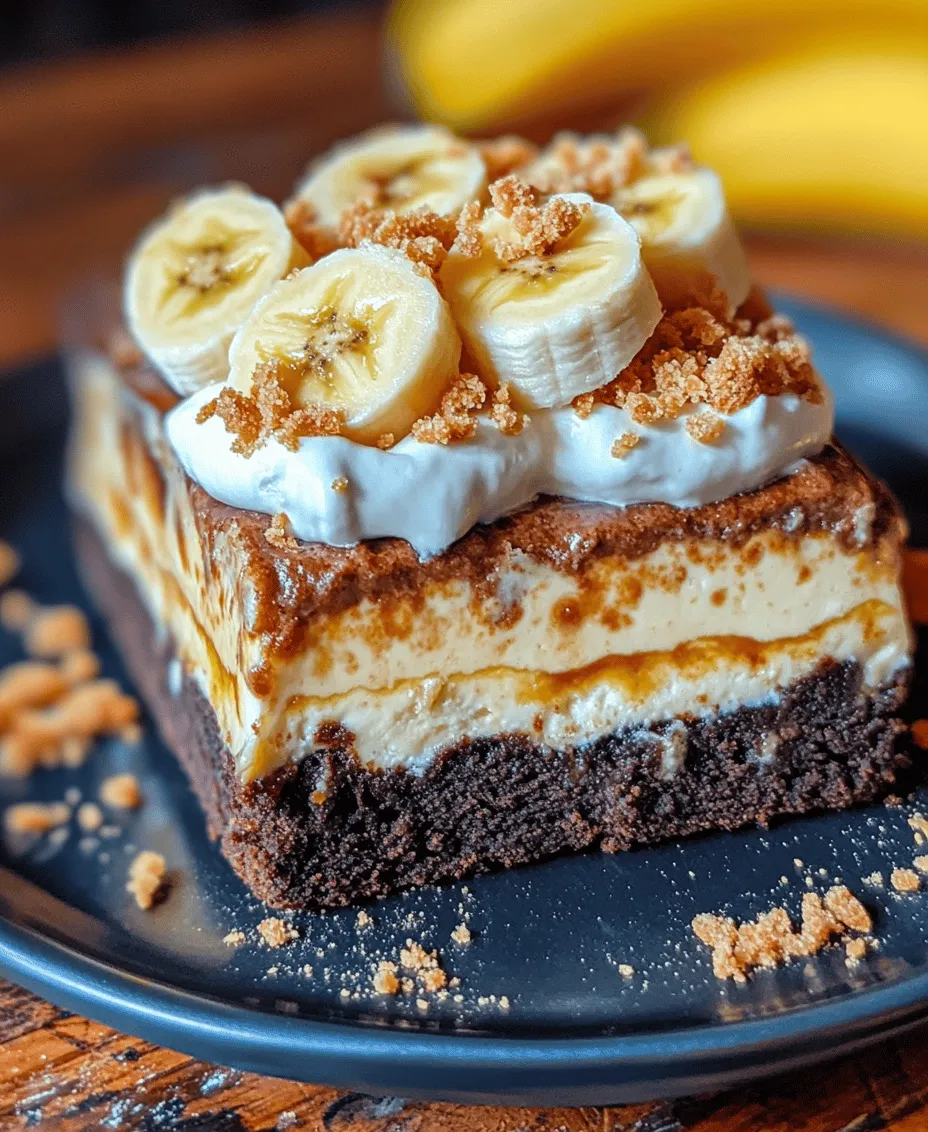 If you're searching for a dessert that perfectly balances indulgence and nostalgia, look no further than Banana Pudding Brownies. This delightful treat combines the rich, fudgy goodness of brownies with the creamy, sweet essence of classic banana pudding, creating a harmonious blend of flavors and textures that is sure to tantalize your taste buds. Imagine sinking your fork into a luscious brownie base that is enhanced by a layer of smooth banana pudding, topped with a fluffy whipped cream finish. This dessert isn't just a feast for the senses; it also brings back fond memories of childhood gatherings and family celebrations.